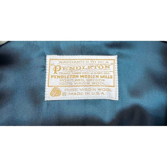 Women’s Pendleton‎ Wool Purple Teal Plaid Plus Size 18 Button Closure Business - Picture 5 of 6